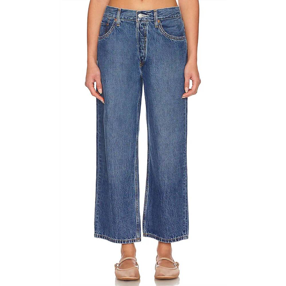 NEW RE/DONE loose crop jeans in peyote flow